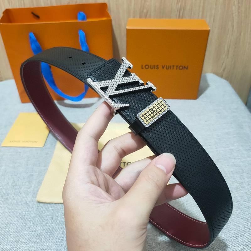 Louis Vuitton Belt 'Black/Red'