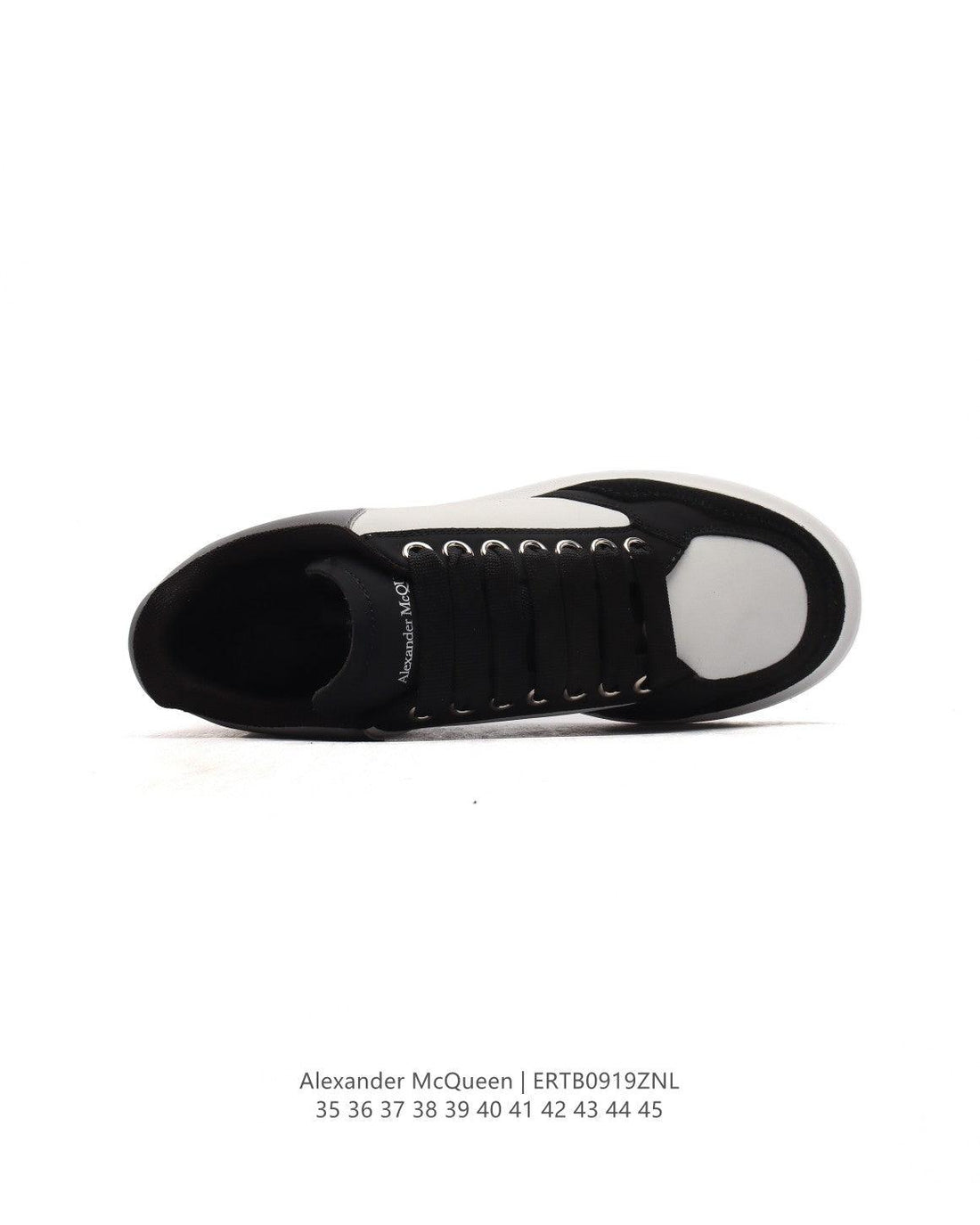 Alexander McQueen Men's Oversized Larry Leather Low-Top Sneakers