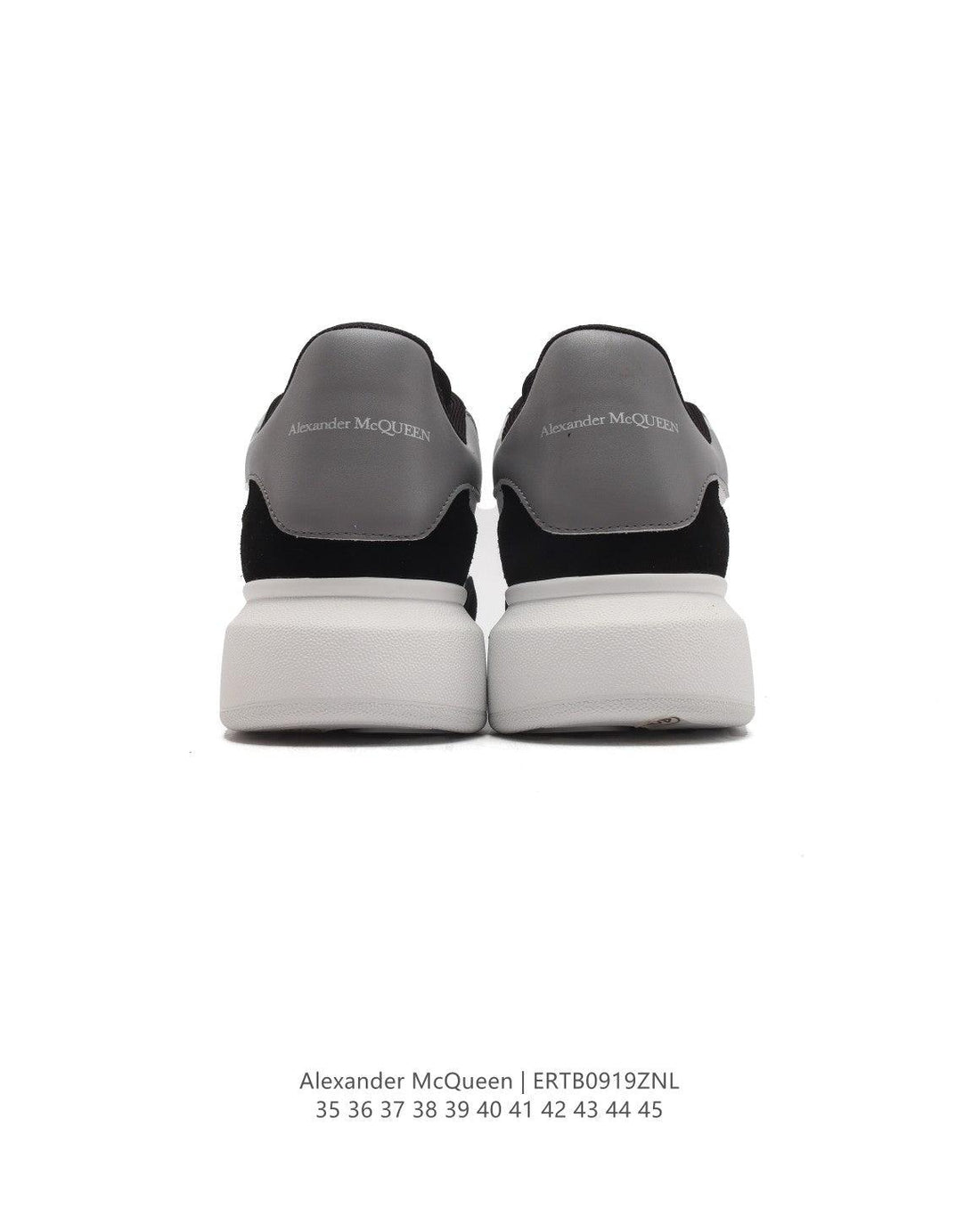 Alexander McQueen Men's Oversized Larry Leather Low-Top Sneakers