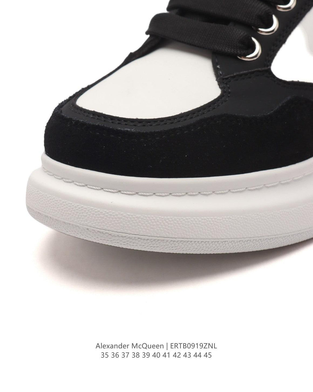 Alexander McQueen Men's Oversized Larry Leather Low-Top Sneakers