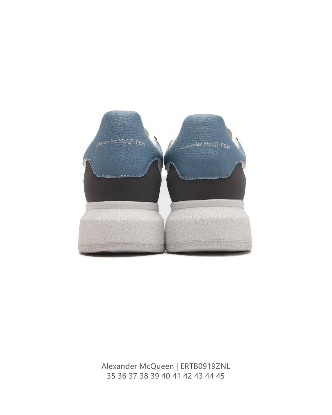 Alexander McQueen Men's Oversized Larry Leather Low-Top Sneakers