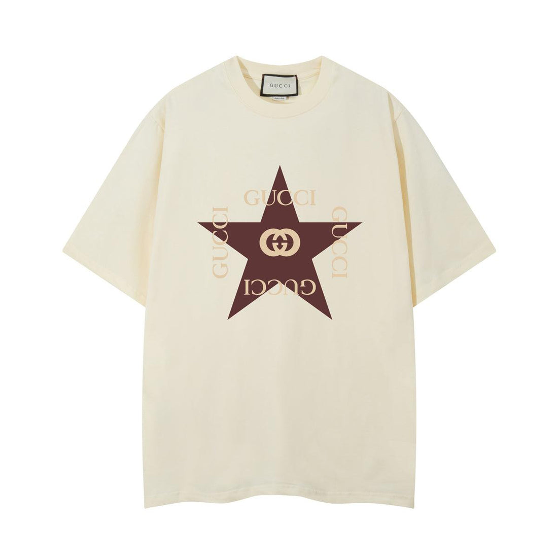 Gucci T-Shirt Without Collar 'Beige'