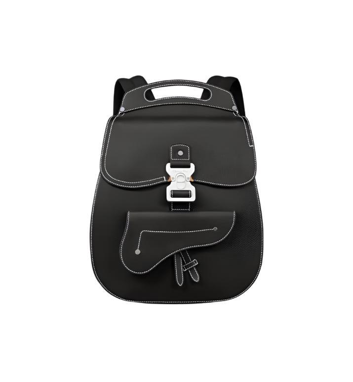 Dior Gallop Sling Bag Black Grained Calfskin