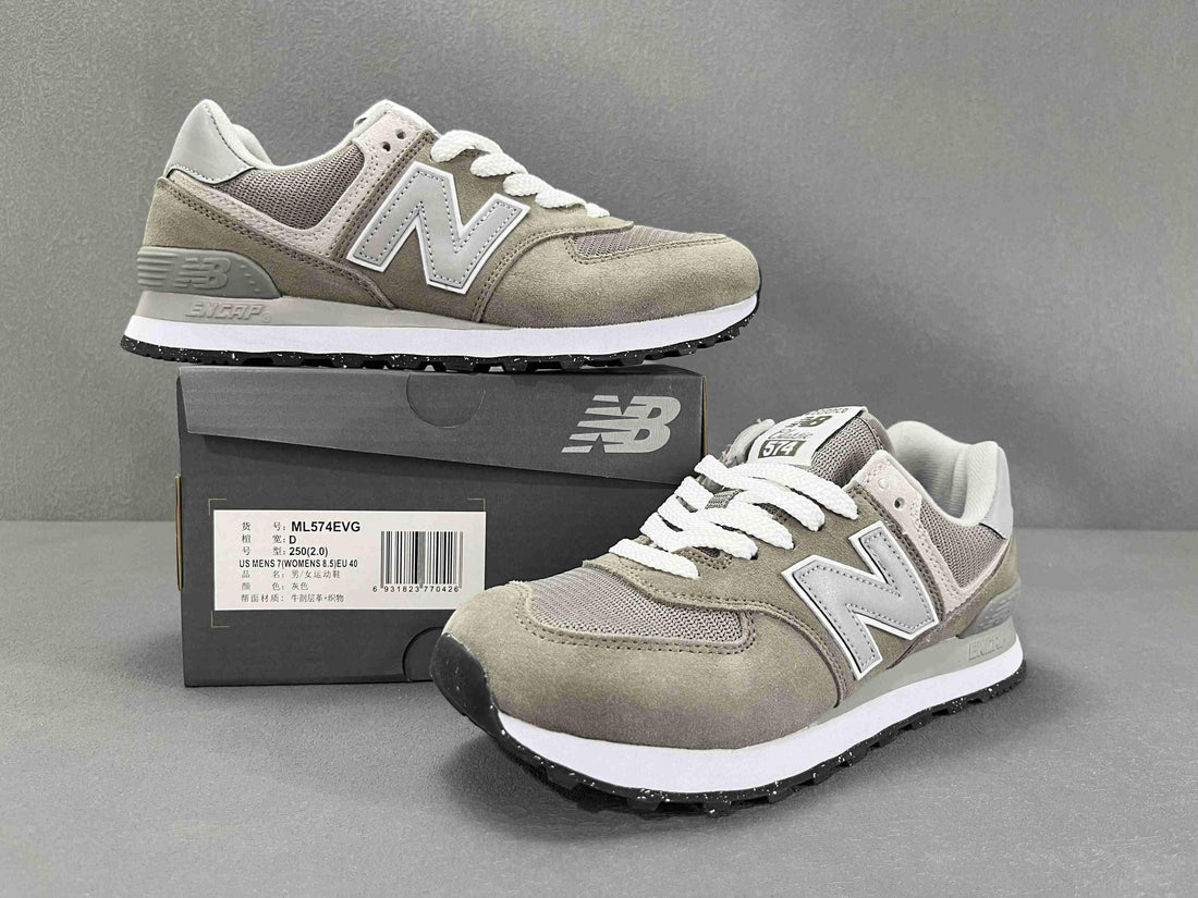 New Balance 574 Grey White