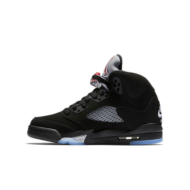 Air Jordan Retro 5 Black Metallic Silver