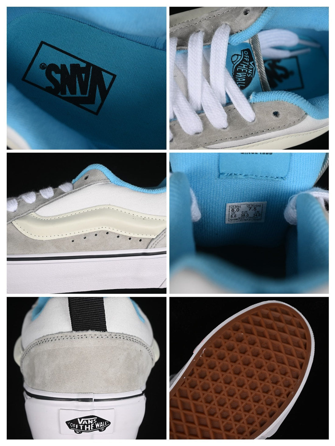 Vans Knu Skool 'Grey/White/Blue'