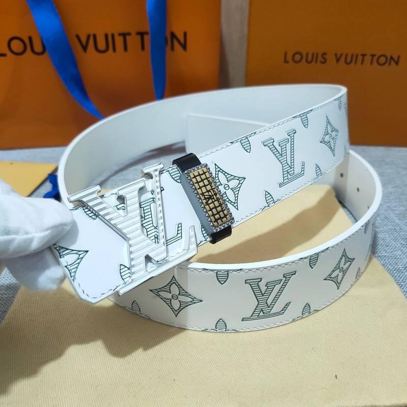 Louis Vuitton Reversible Belt 'White'