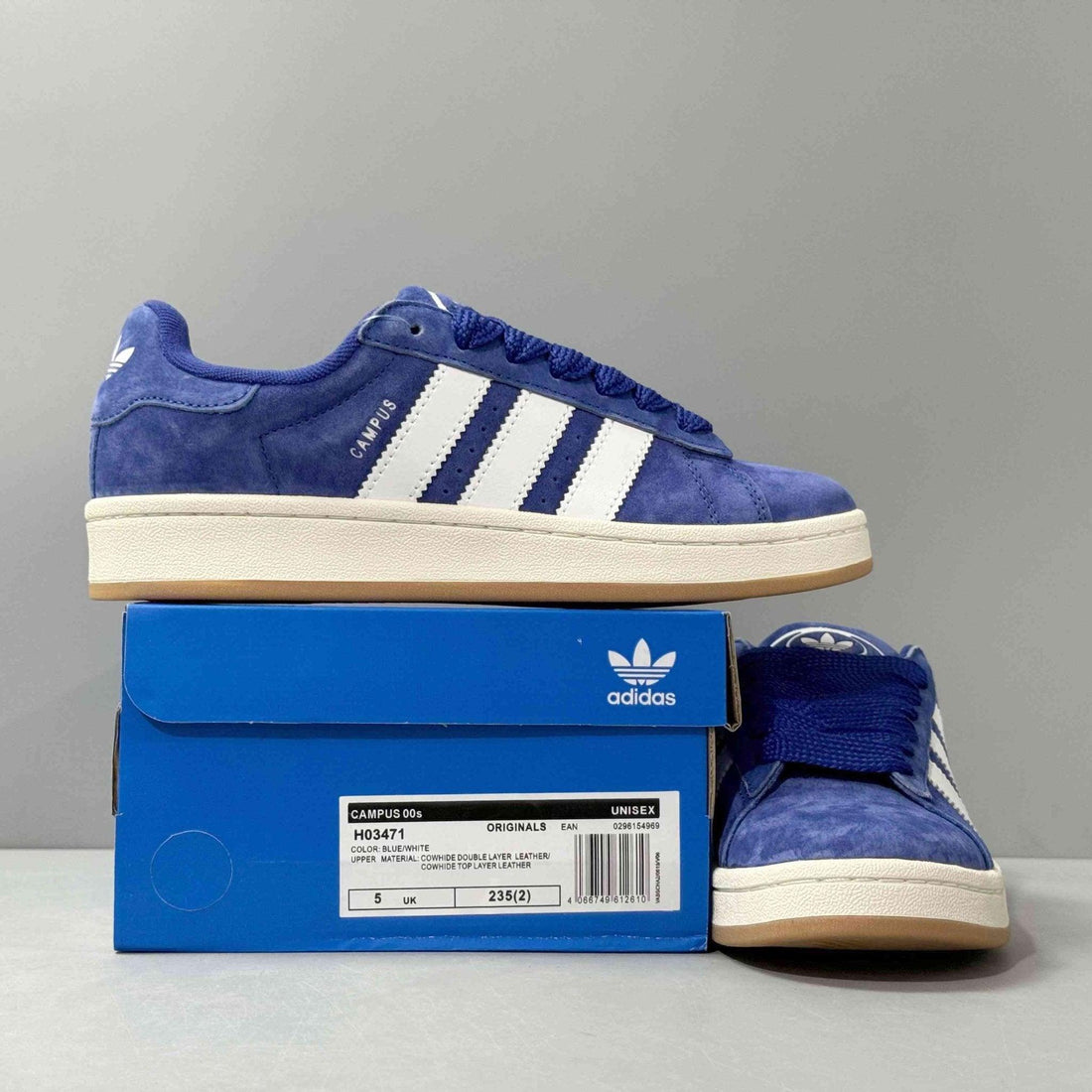 Adidas Originals Campus 'Semi Lucid Blue Cloud White'