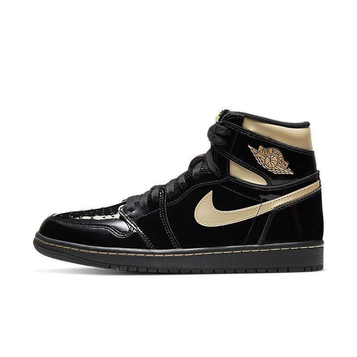 Air Jordan 1 High 'Black Metallic Gold Patent'