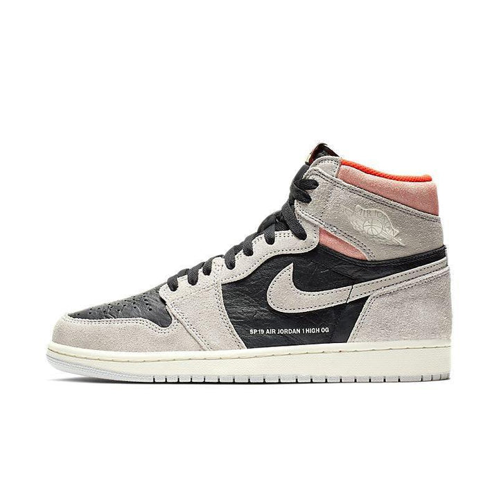 Air Jordan 1 High 'Neutral Grey Hyper Crimson'