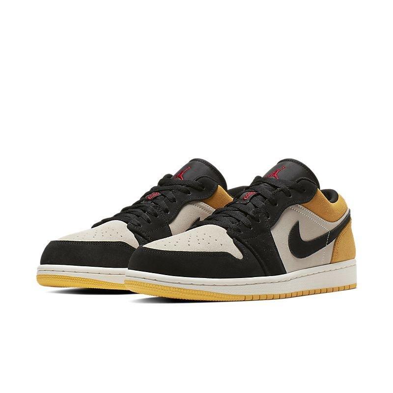 Air Jordan 1 Low 'Sail University Gold Black'