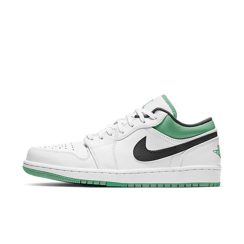 Air Jordan 1 Low 'White Lucky Green Black'