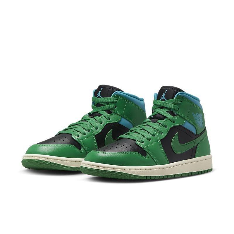 Air Jordan 1 Mid 'Lucky Green Aquatone'