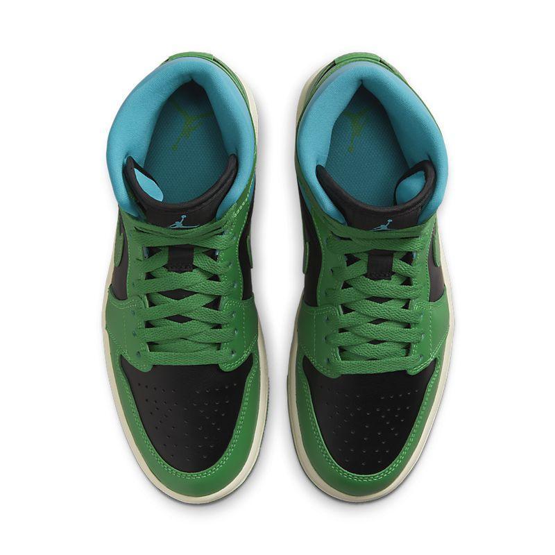 Air Jordan 1 Mid 'Lucky Green Aquatone'