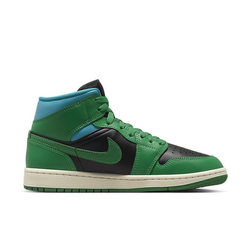 Air Jordan 1 Mid 'Lucky Green Aquatone'