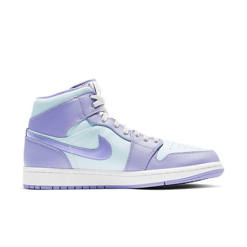 Air Jordan 1 Mid 'Purple Aqua'