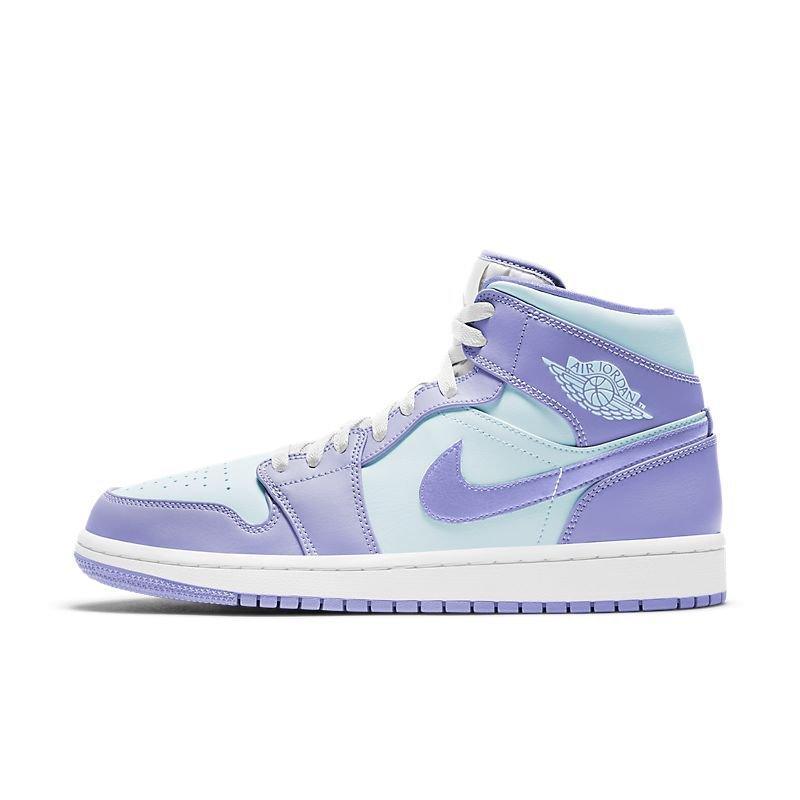 Air Jordan 1 Mid 'Purple Aqua'