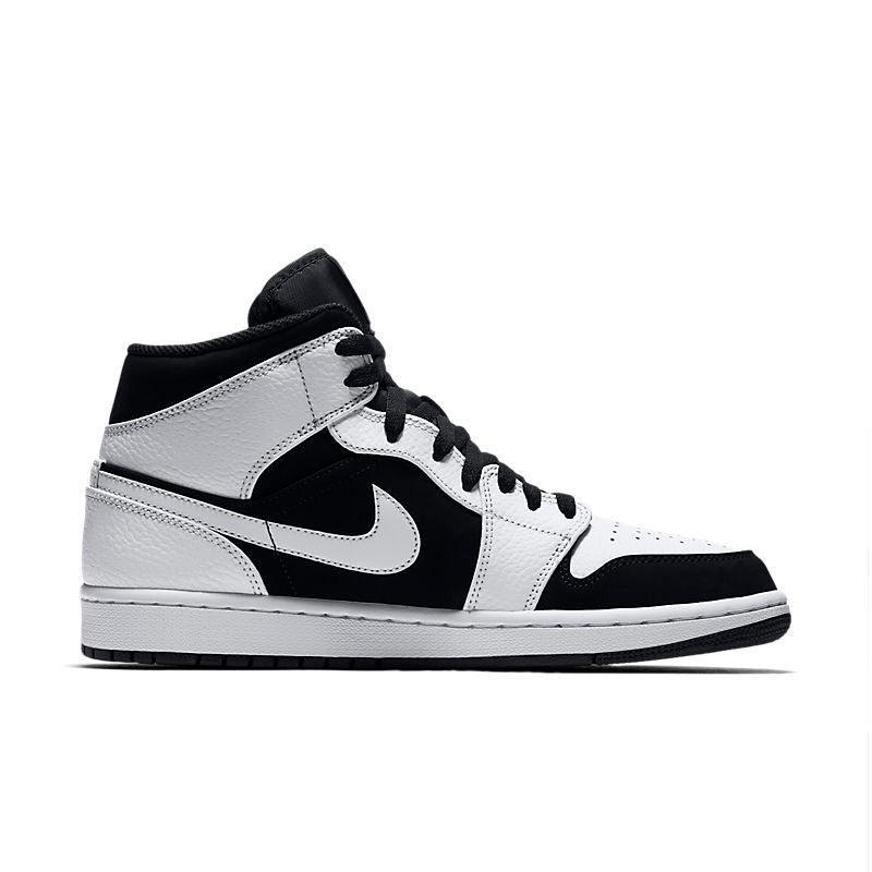 Air Jordan 1 Mid 'White Black'