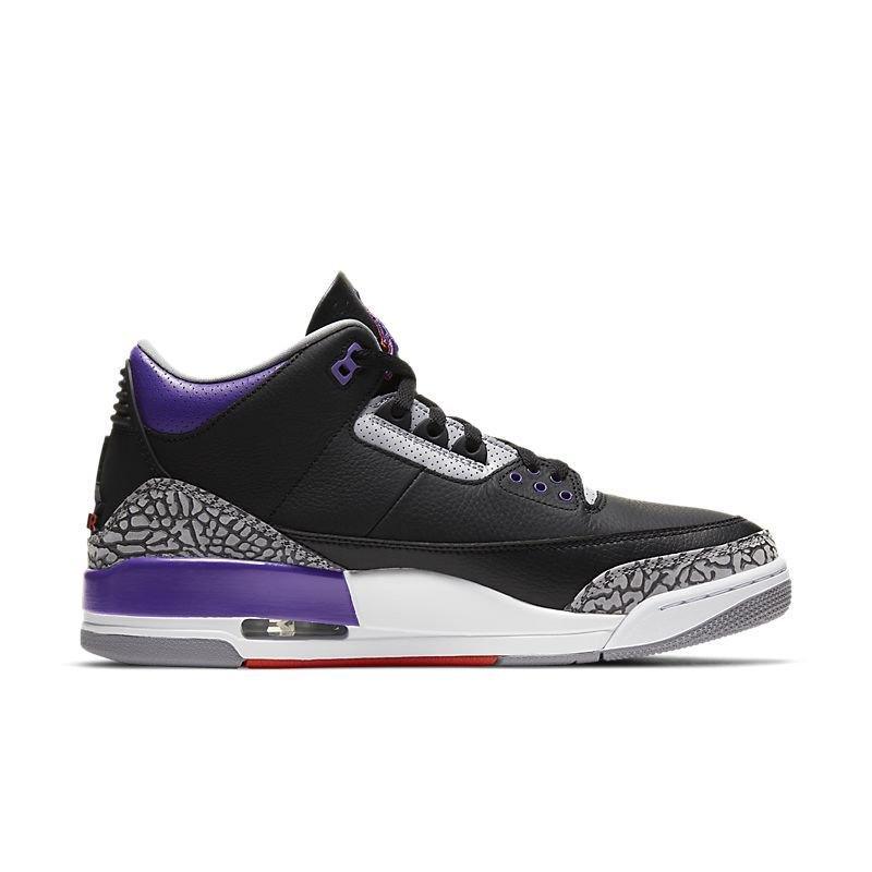 Air Jordan 3 Retro 'Black Court Purple'