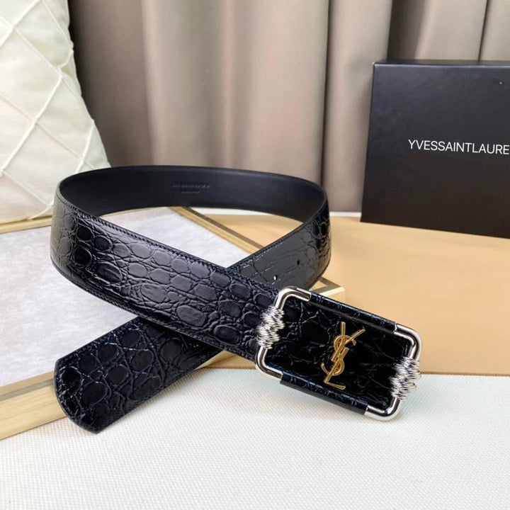 Yves Saint Laurent Vintage YSL Monogram Belt