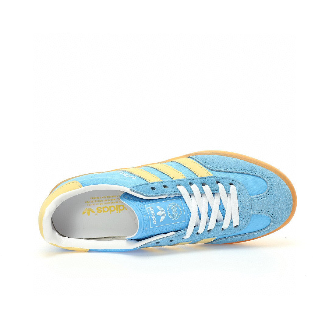 Adidas Gazelle Indoor Semi Blue Burst Almost Yellow