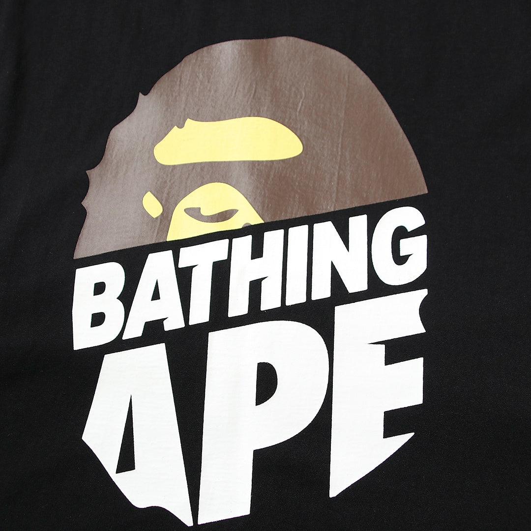 Bathing Ape Black T-Shirt without Collar