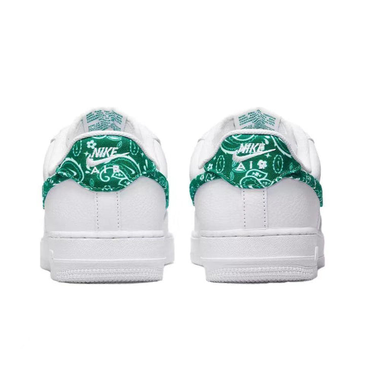 Nike Air Force 1 'Essential White/Green Paisley'