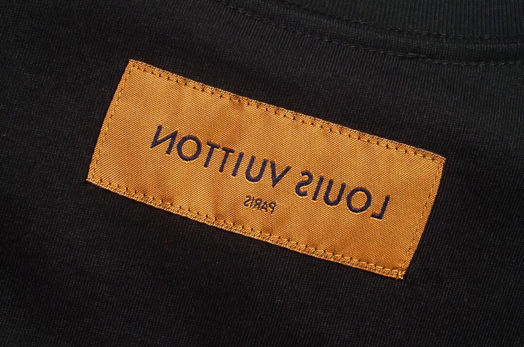 Louis Vuitton T-Shirt Without Collar 'Black'