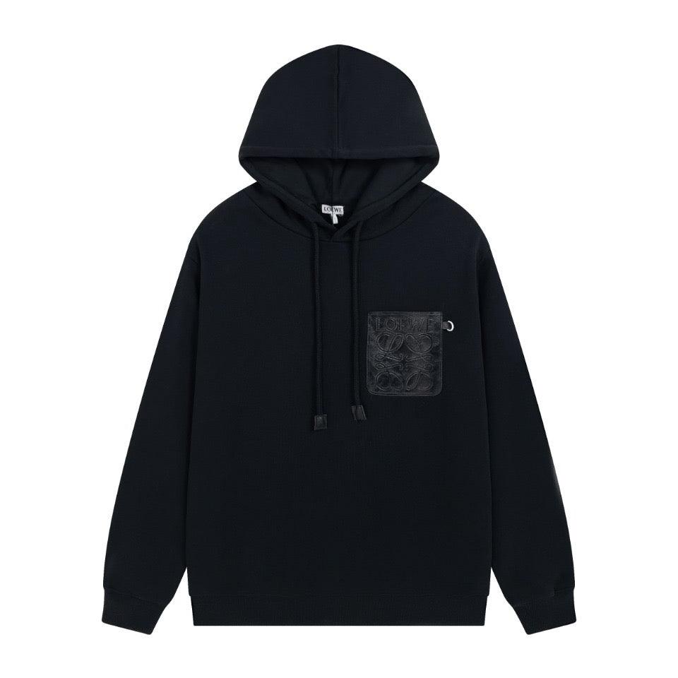 Loewe Relaxed fit hoodie in Cotton 'Black'