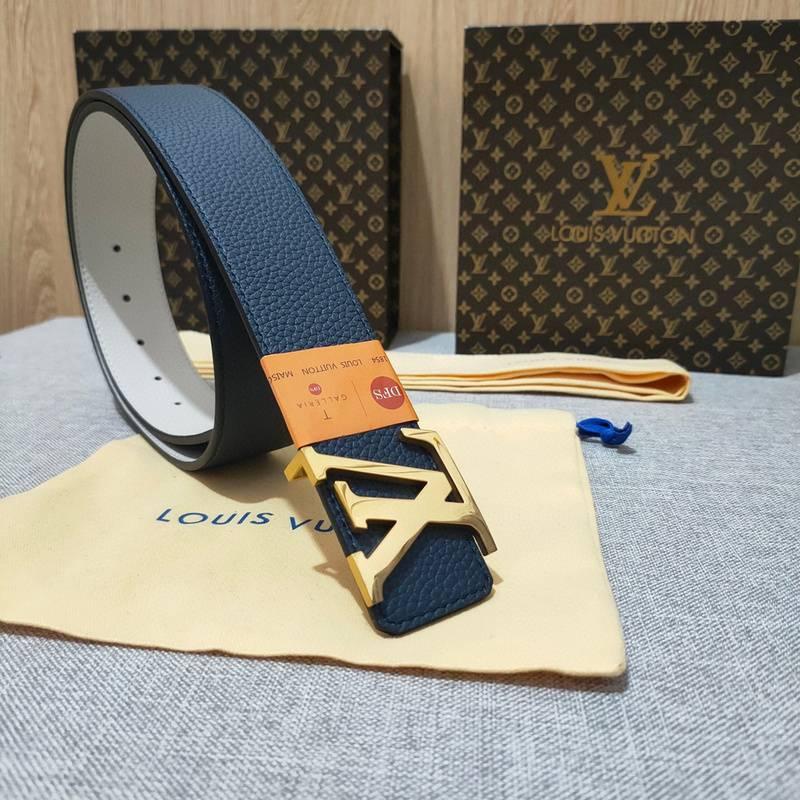 Louis Vuitton Double Belt 'White/Blue'