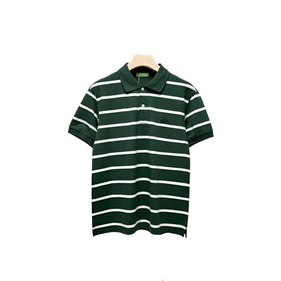 Hugo Boss Green T-Shirt with Collar