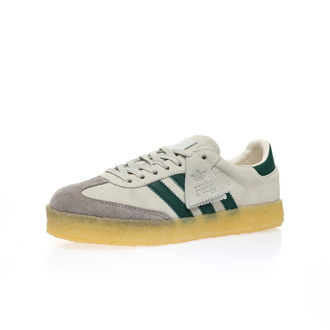 Adidas Originals Clarks 8th Street Samba By Ronnie Fieg Chalk 'White Green'