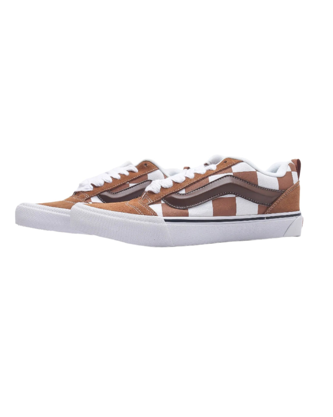 Vans Knu Skool Mega Check Brown 'Brown/White'