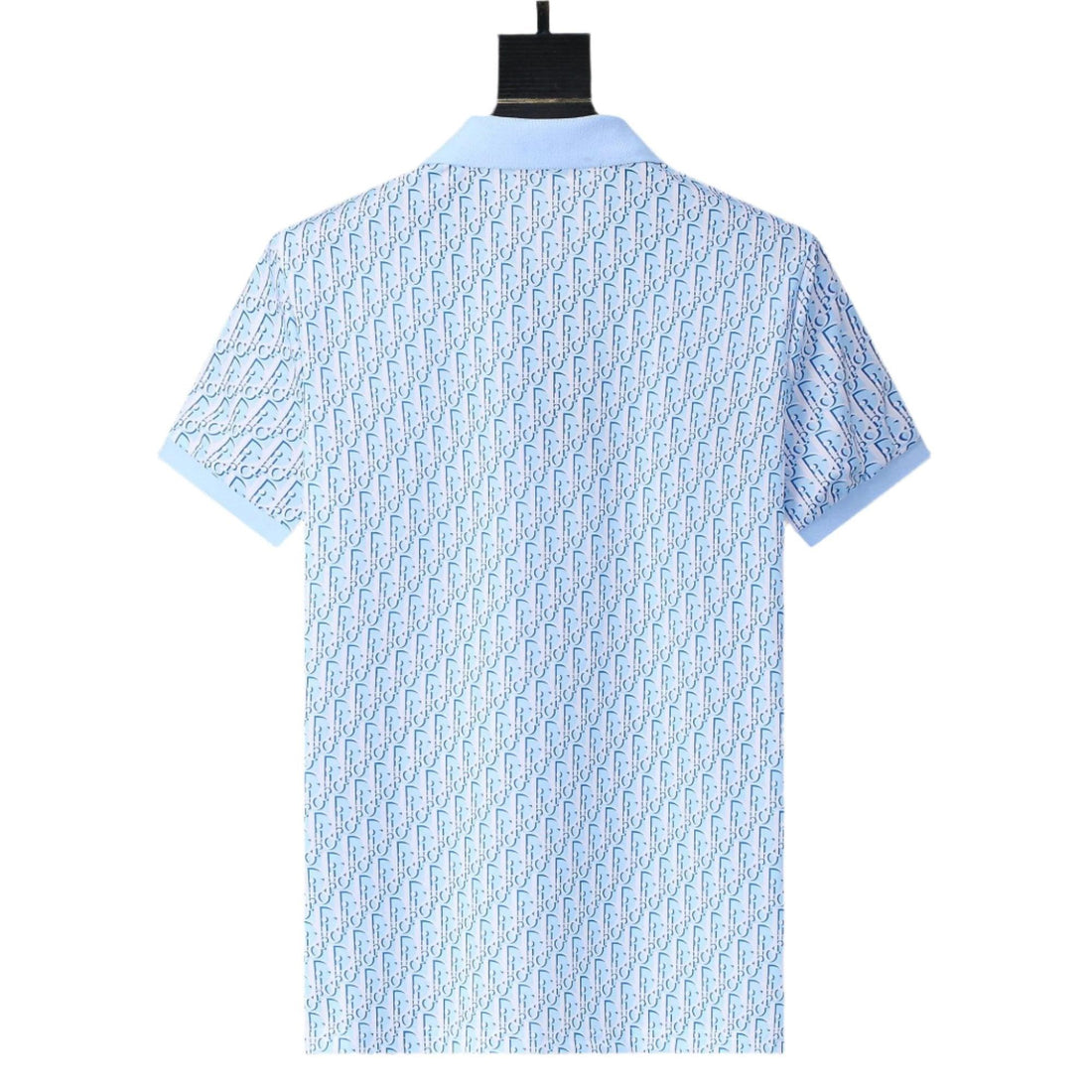 Dior Light Blue T-Shirt With Collar