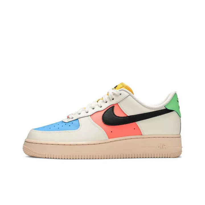 Nike Air Force 1 'Sail White Mango Orange Blue'