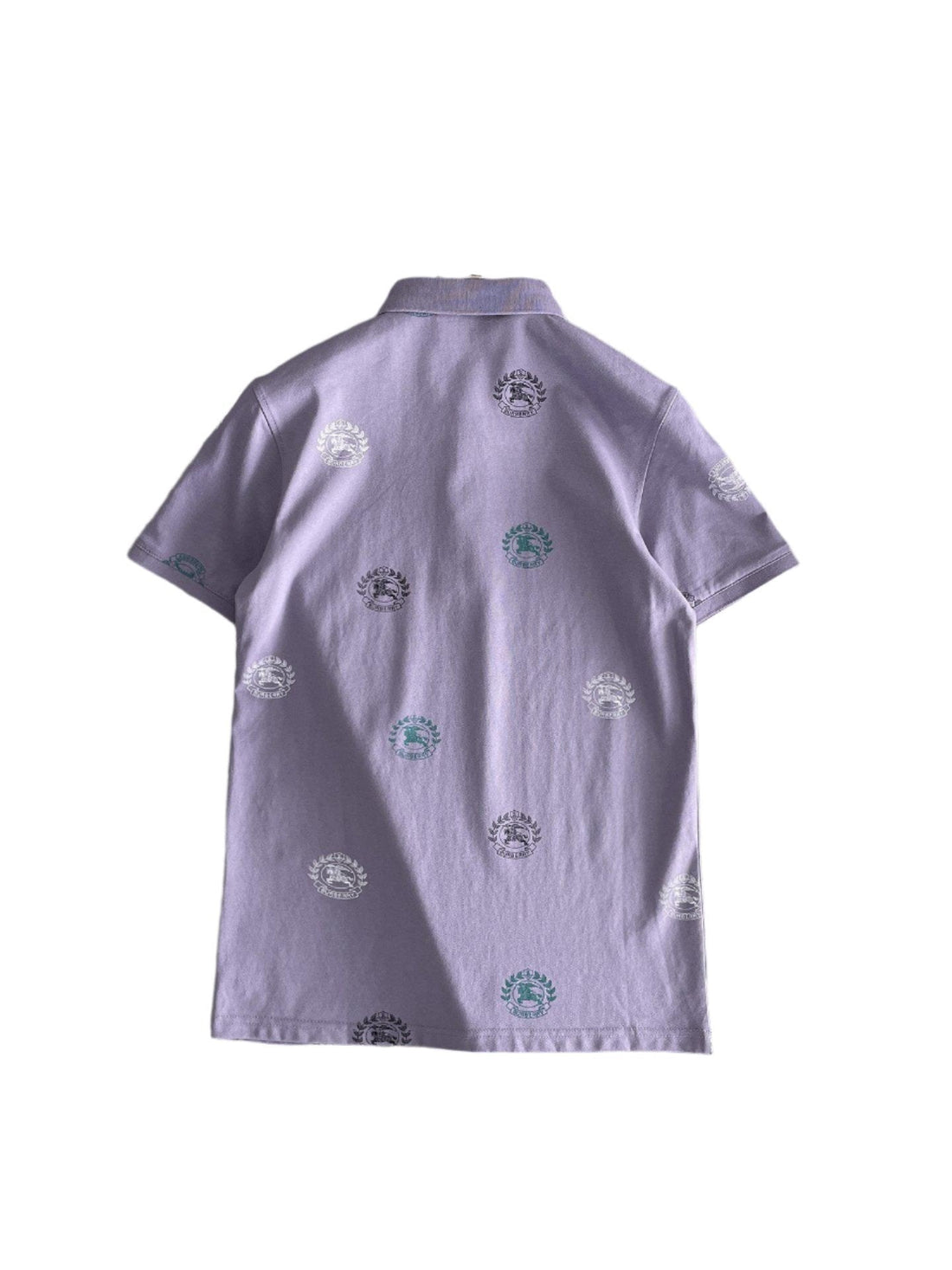 Burberry Light Purple T-Shirt With Collar