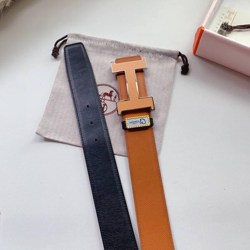 Hermes Men Beige Buckle Belt 'Beige'