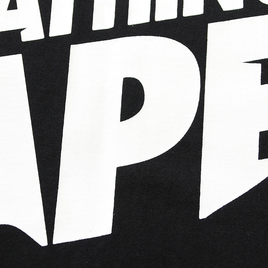 Bathing Ape Black T-Shirt without Collar