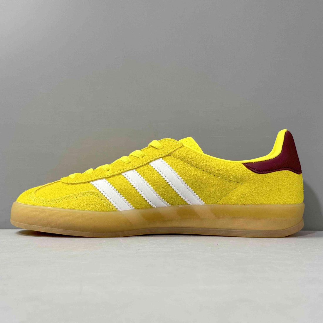 Adidas Originals Gazelle Indoor 'Bright Yellow Burgundy'