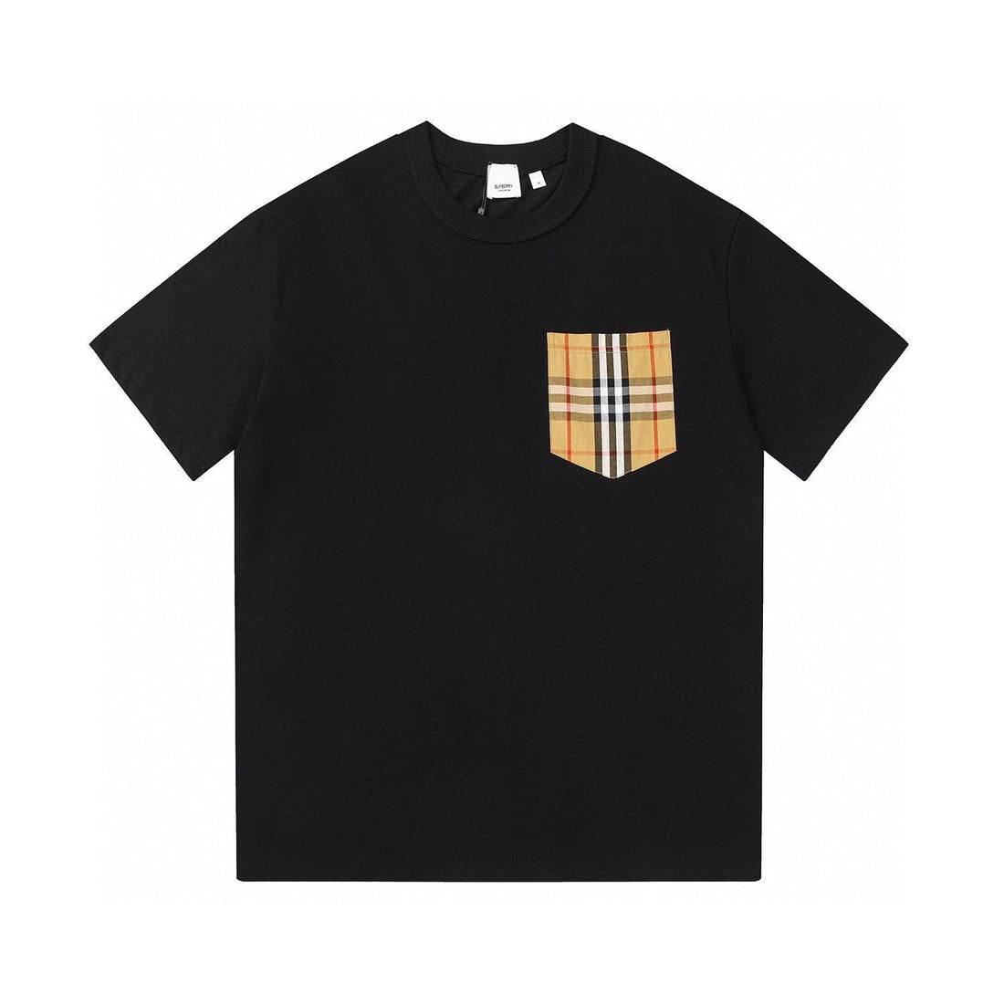 Burberry T-Shirt Without Collar 'Black & Beige'