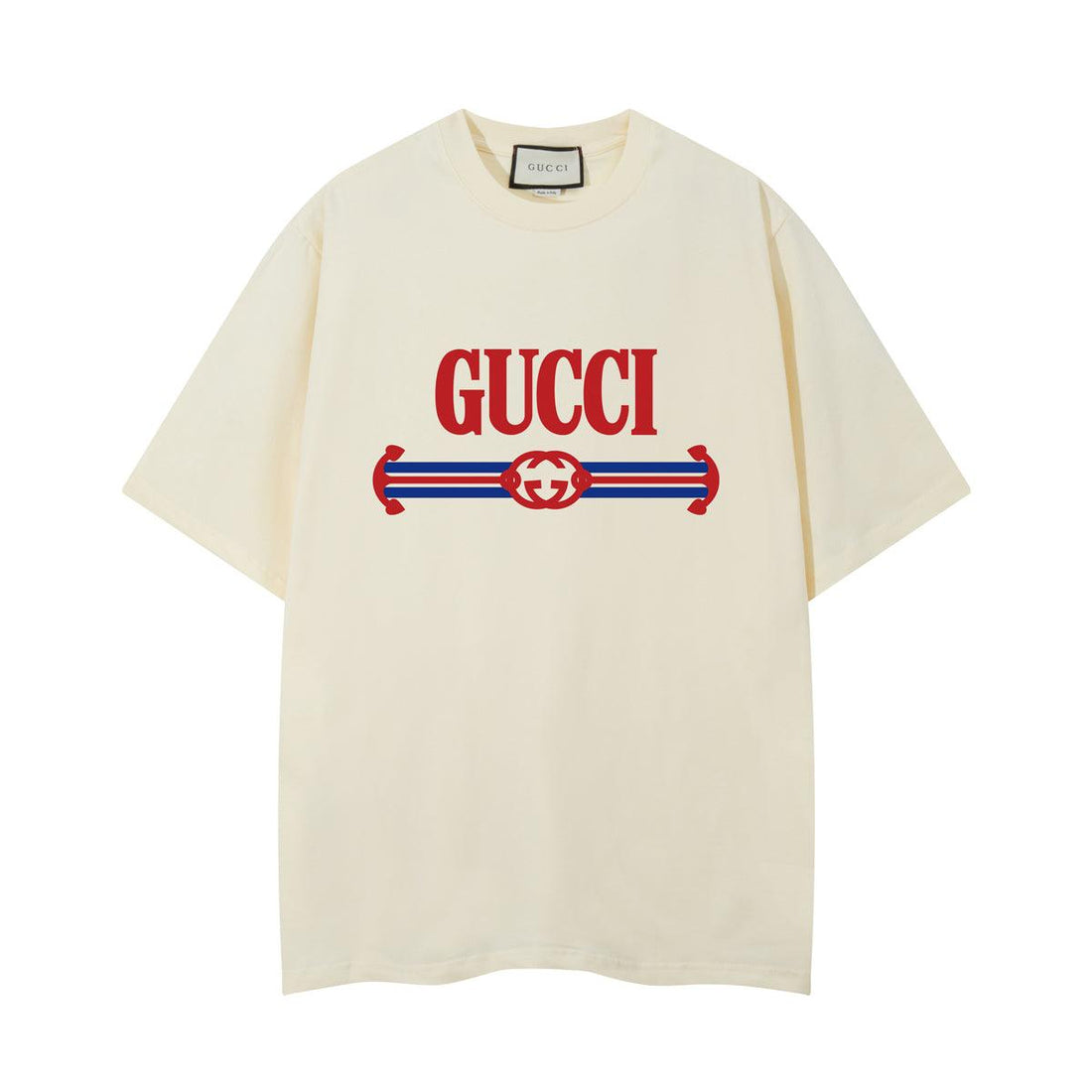 Gucci T-Shirt Without Collar 'Beige'