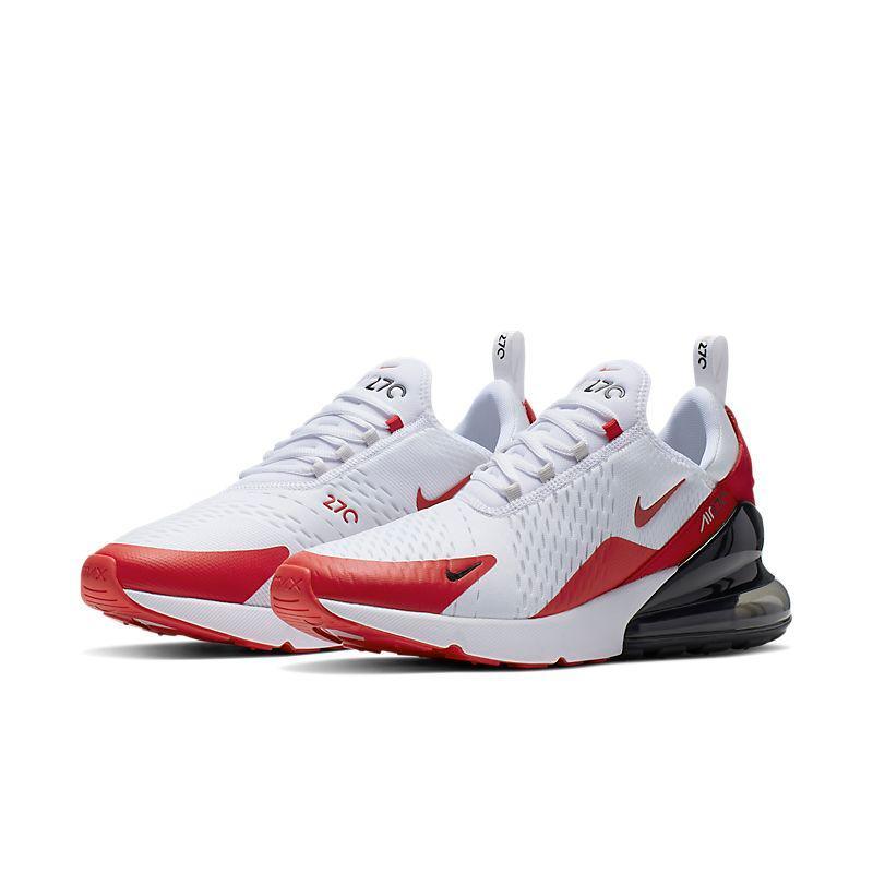 Nike Air Max 270 'White Anthracite University Red'