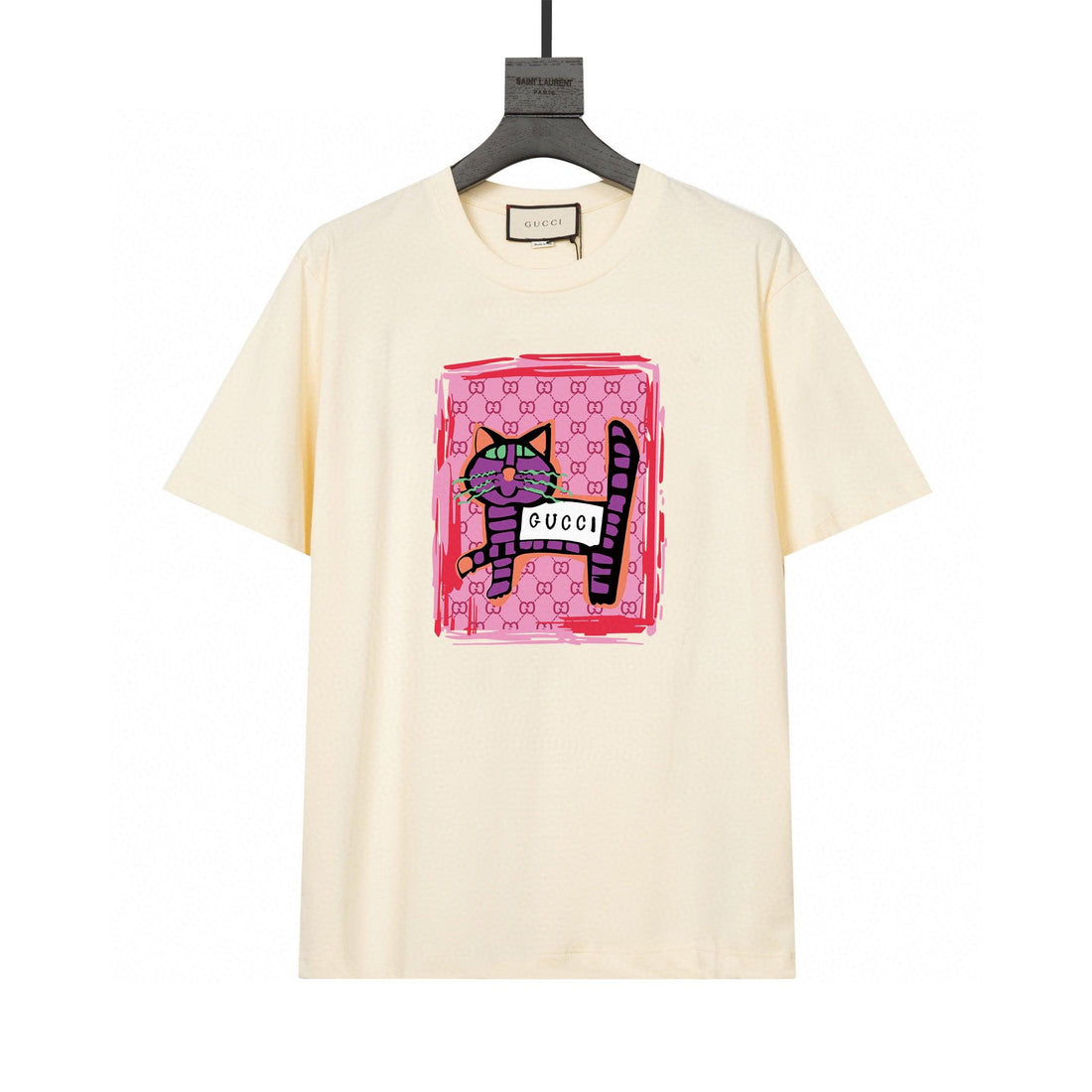 Gucci T-Shirt Without Collar 'Beige'