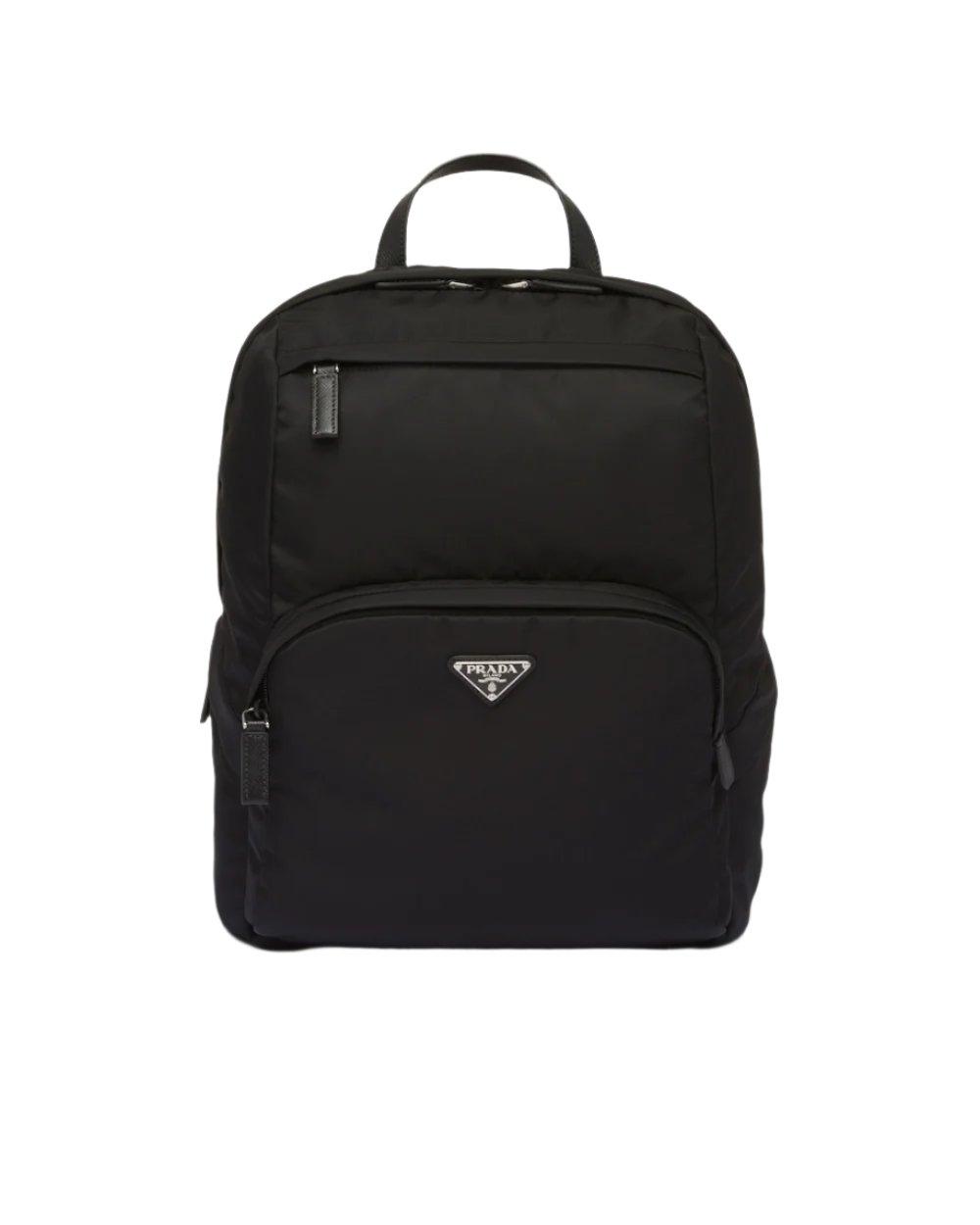 Prada Re-Nylon and Saffiano Leather Backpack