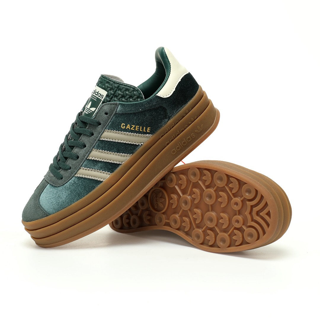 Adidas Originals Gazelle Bold 'Mineral Green Velvet'