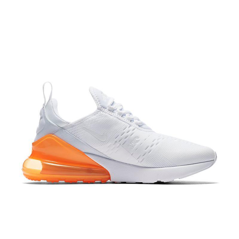 Nike Air Max 270 'White Pack (Total Orange)'