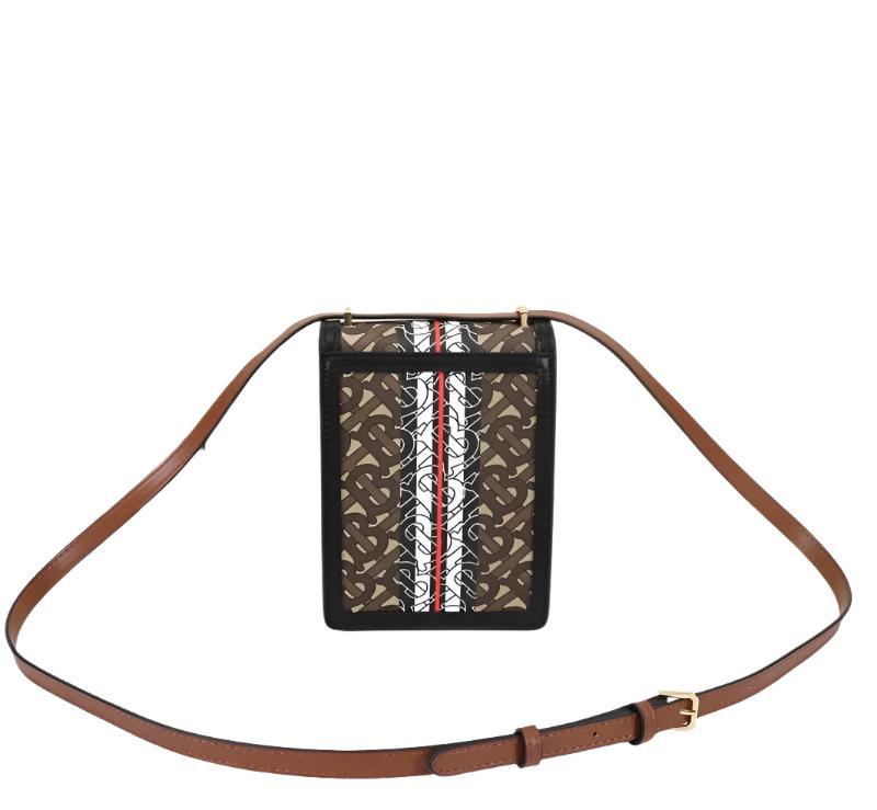 BURBERRY Valencia Tb Leather Crossbody Pouch