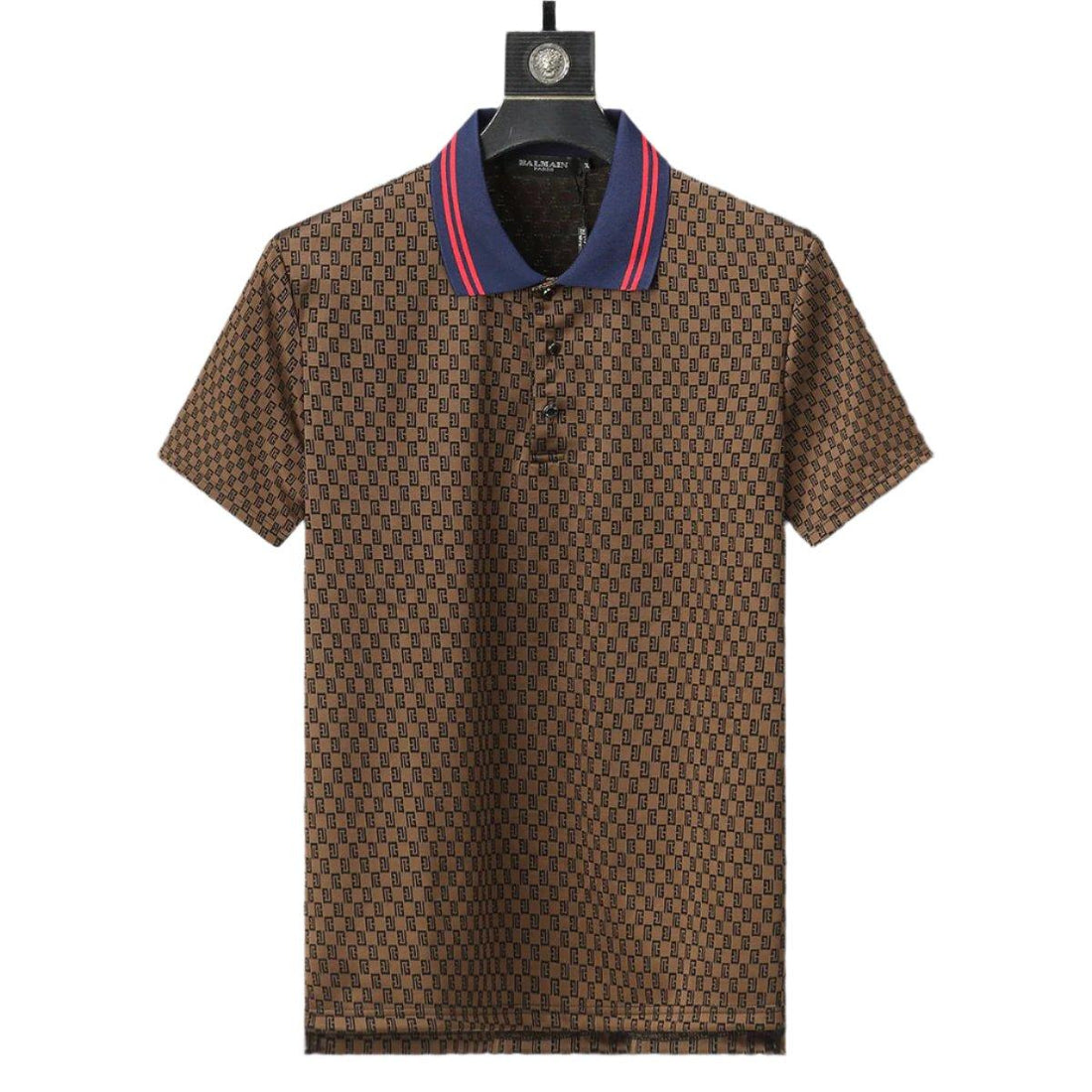 Gucci Brown T-shirt with a collar