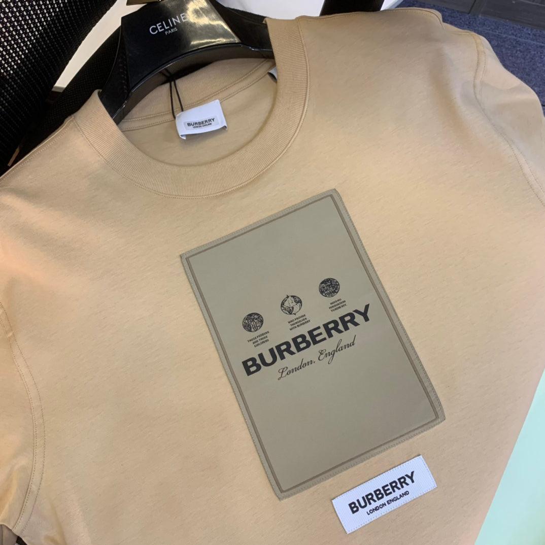 Burberry Beige T-Shirt Without Collar