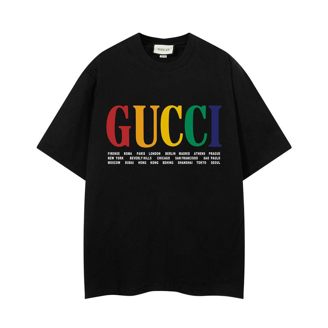 Gucci T-Shirt Without Collar 'Black'